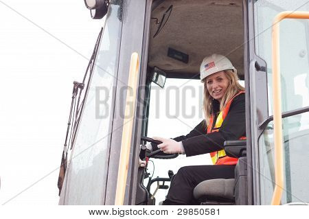 Trabalhador da construção civil feminino