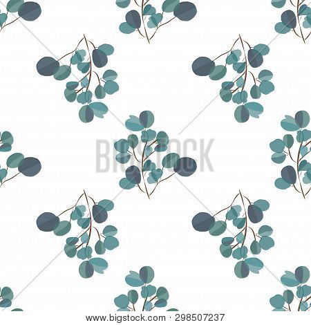 Brightl Modern Background With Jungle Leaves. Exotic Pattern With Palm Leaves. Vector Illustration