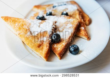 Homemade french toast with Butter (Pain perdu)
