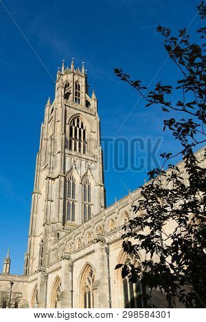 Boston, Lincolnshire, United Kingdrom, 19th October 2014, Saint Botolphs Church Also Known As The St