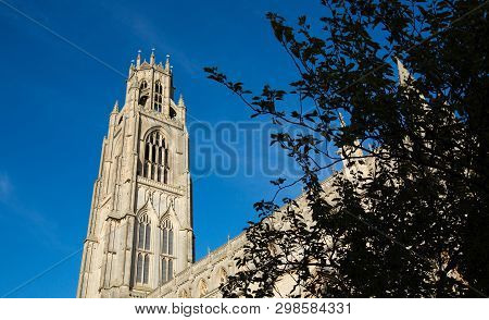 Boston, Lincolnshire, United Kingdrom, 19th October 2014, Saint Botolphs Church Also Known As The St