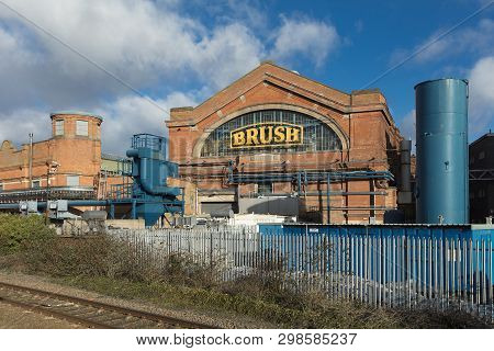 Exterior View Of The Brush Electrical Machines Factory, Loughborough, Leicestershire, Uk - 1st Febru
