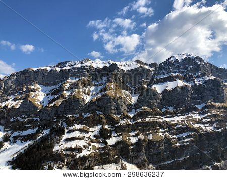 Alpine Peaks Schafberg And Marwees In The Alpstein Mountain Range And In The Appenzellerland Region 