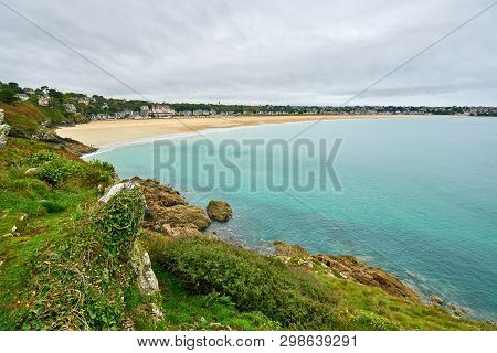 Ittany Beach Called The Big Beach Taken From Pointe De La Garde,