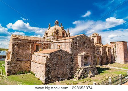 View Of Santa Isabella Church In Pucara Puno, Peru In Sunny Day