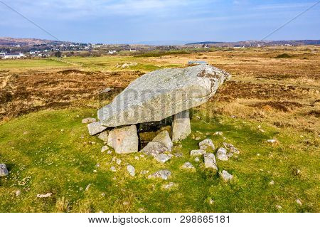 The Kilclooney Dolmen Is Neolithic Monument Dating Back To 4000 To 3000 Bc Between Ardara And Portno