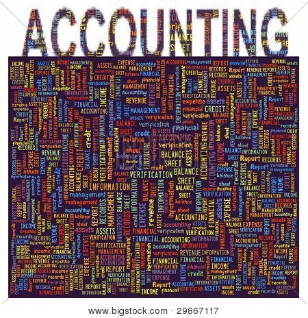 Accounting Concept in Word Collage