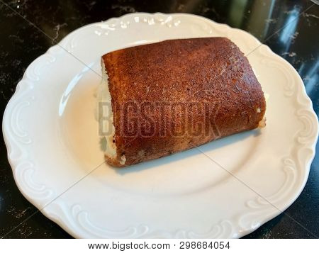 Turkish Traditional Desert Kazandibi / Milk Pudding. Organic Dessert.