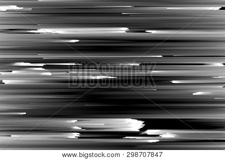 Abstract 3d Illustration Of Pixel Sorting Pattern Glitch Effect. Use In Music Video, Transitions, Br