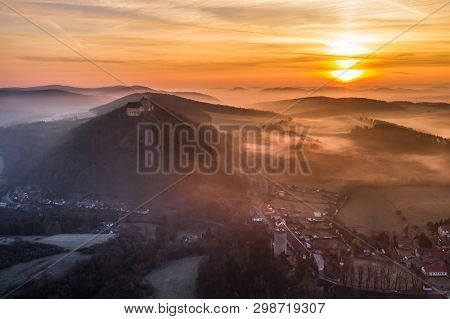 Točník Castle. The Area Where The Castle Stands Was Inhabited By People Two Thousand Years Ago, But 