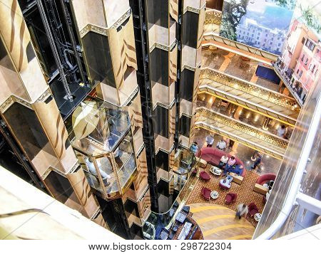 Kiel, Germany - June 1, 2009: Atrium „atrio Magica Italia