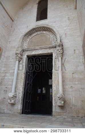 Bari, Italy 10.01.2015: The Basilica Of Saint Nicholas,in Bari
