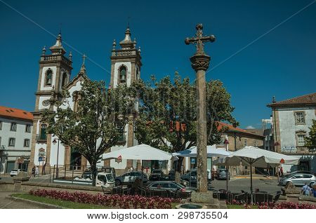 Church Of The Misericordia And Stone Pillory In Baroque Style