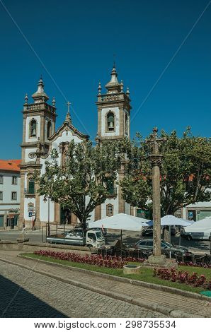 Church Of The Misericordia And Stone Pillory In Baroque Style