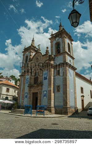Church Facade Covered By Colorful Ceramic Tiles