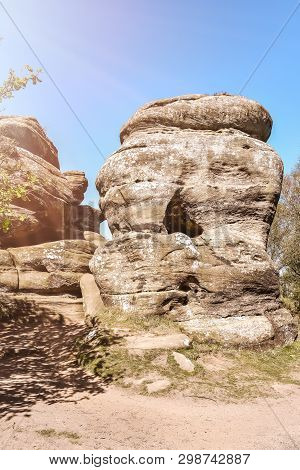 National Trust  Brimham Rocks On Brimham Moor Near Pateley Bridge In Yorkshire Dales National Park