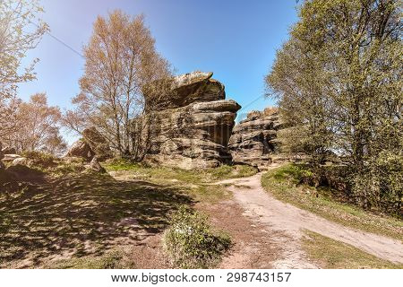 National Trust  Brimham Rocks On Brimham Moor Near Pateley Bridge In Yorkshire Dales National Park