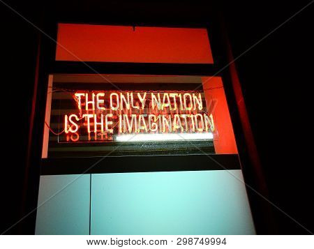Logo: The Only Nation Is The Imagination