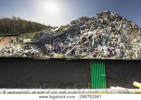 Collecting Methane In The Trash.