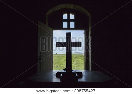 Interior Of Saint Alheims Chapel, Dorset, Uk - 29th April 2018