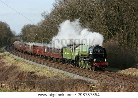 A1 Steam Locomotive Tornado At The Great Central Railway Heritage Steam Railway, Loughborough, Leice