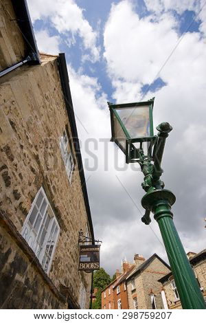 A View Of The Strait Leading Up To Steep Hill And The Cathedral, Lincoln, Lincolnshire, United Kingd