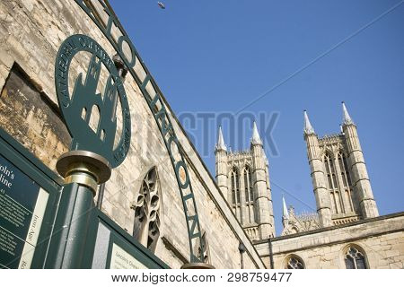 A View Of Lincoln Cathedral, Lincoln, Lincolnshire, United Kingdom - August 2009