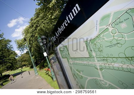 View Of The Arboretum In The East End Of Lincoln, Lincolnshire, Uk - August 2009