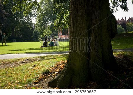 View Of The Arboretum In The East End Of Lincoln, Lincolnshire, Uk - August 2009