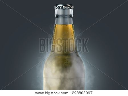Beer Bottle With Condensation