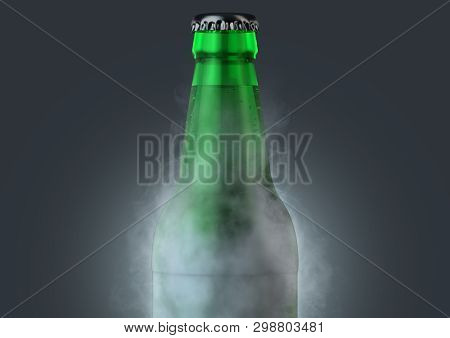 Beer Bottle With Condensation