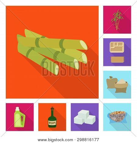 Vector Design Of Plant And Plantation Icon. Set Of Plant And Agriculture  Stock Vector Illustration.