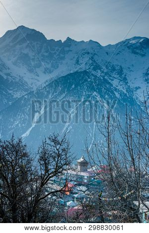 Landscape Of Himalayas - Beautiful Morning In Himalayan Village