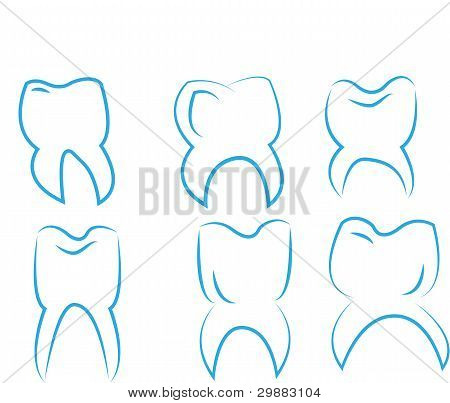 Dessin vectoriel d'un Tooth.eps