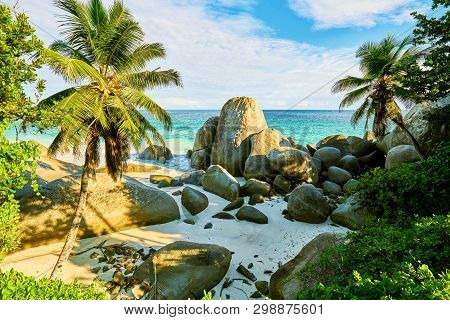 Tropical Beach Seychelles Called 