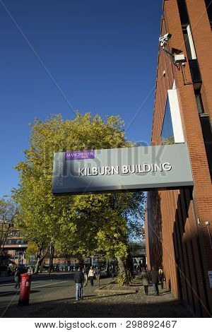 Manchester, Greater Manchester, Uk, October 2013, A View Of The Kilburn Building At The University O