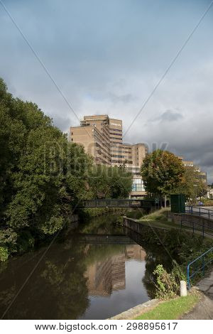 Huddersfield, West Yorkshire, Uk, October 2013, Schwann Building At The University Of Huddersfield