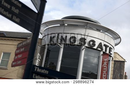 Huddersfield, West Yorkshire, Uk, October 2013, A View Of Kingsgate Shopping Centre
