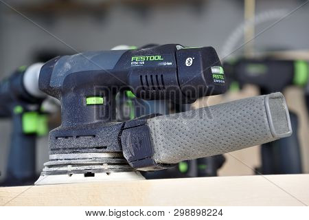 Vilnius, Lithuania - April 25: Festool Power Tools On April 25, 2019 In Vilnius Lithuania. Festool I