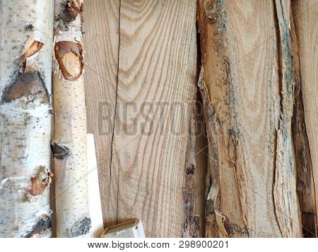 Wooden Pillars Thick Image Photo Free Trial Bigstock