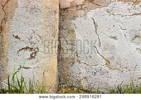 Shabby Concrete Wall. Test For Fashe Design. Background