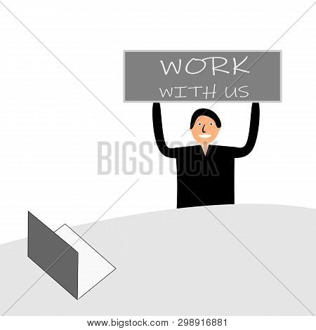 Banner With The Words 