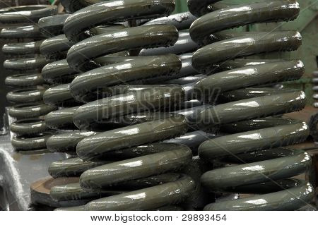 Spring Amortisation Mechanism Of Chassis