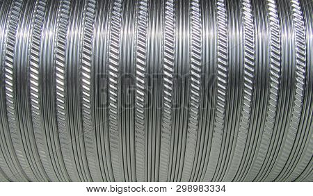 Corrugated Metal Pipe Are Used In Ventilation Systems