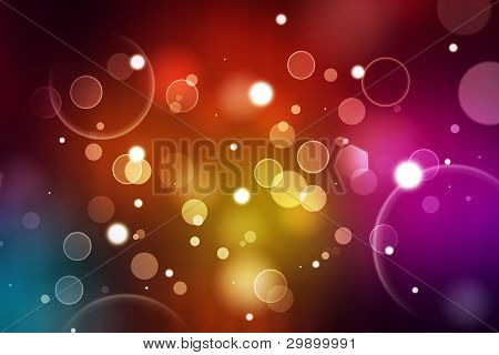 Barevné bokeh