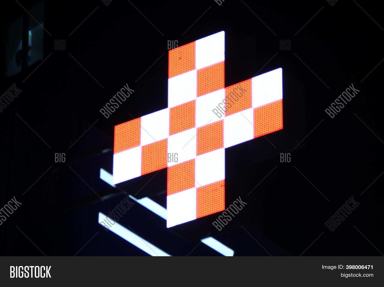 Glowing Pixel Cross Image & Photo (Free Trial) | Bigstock