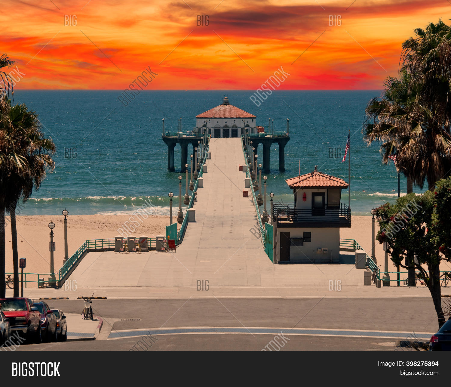 Manhattan Beach Pier Image & Photo (Free Trial) Bigstock