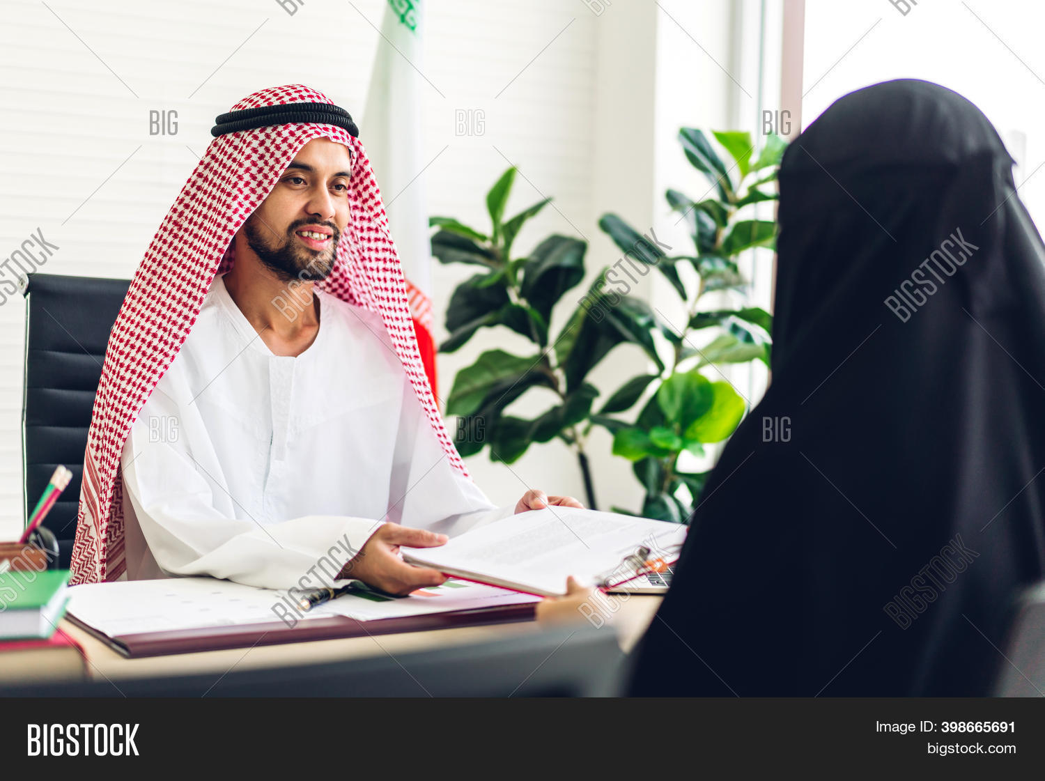 Successful Two Arabic Image & Photo (Free Trial) Bigstock