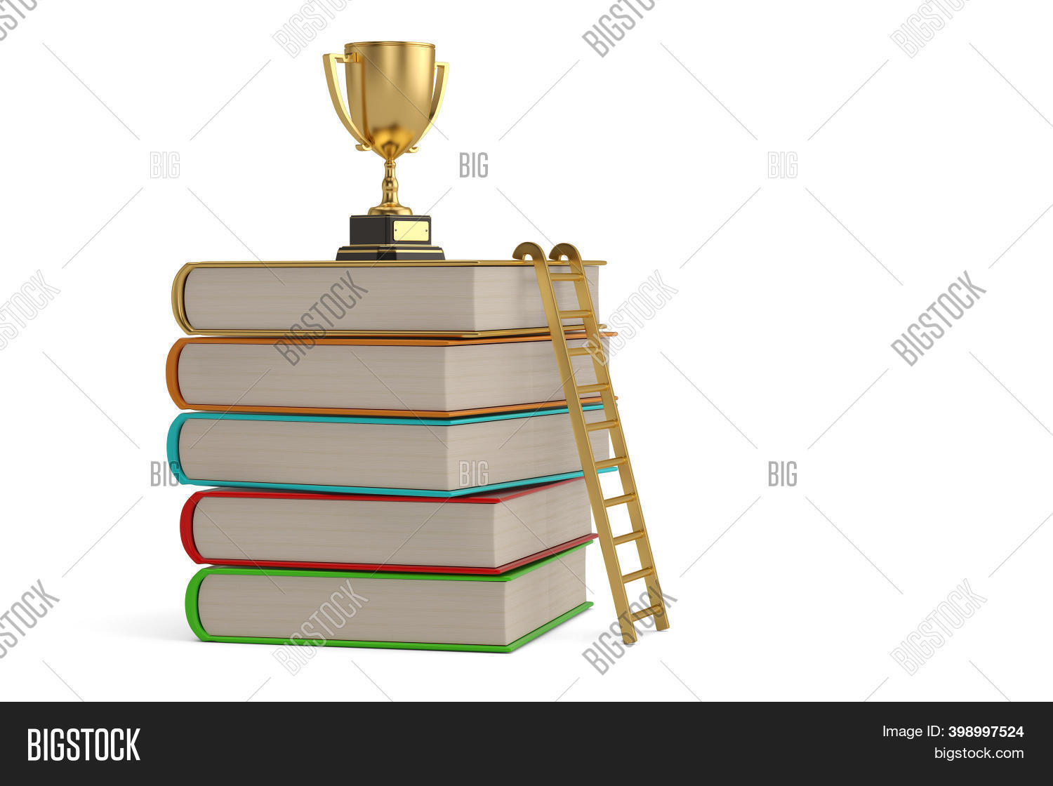 Golden Trophy On Top Image & Photo (Free Trial) Bigstock