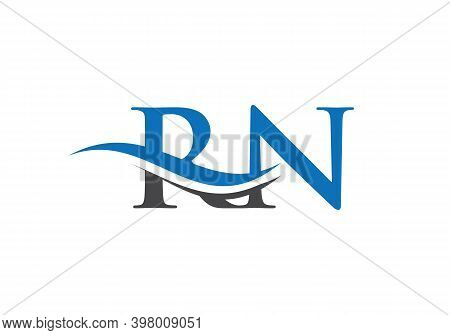 Premium Rn Letter Logo Design. Rn Logo For Luxury Branding. Elegant And Stylish Design For Your Comp